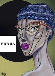 FASHION ILLUSTRATION FOR PRADA DI STEFANO LUCIA